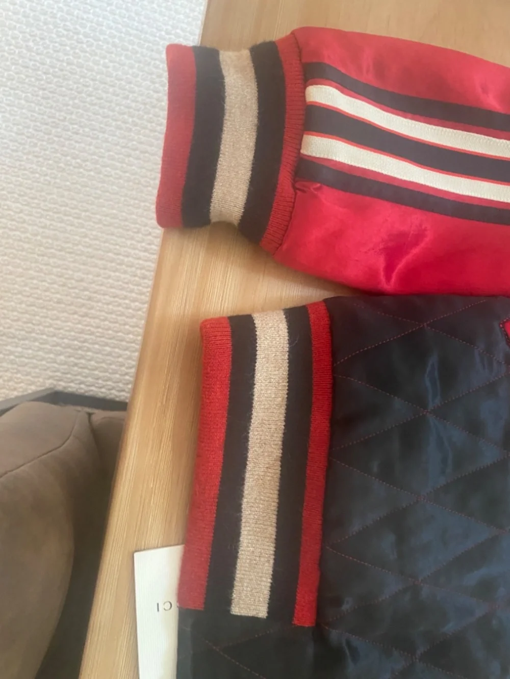 Never worn with tags dead stick Gucci 2 in one reversible jacket